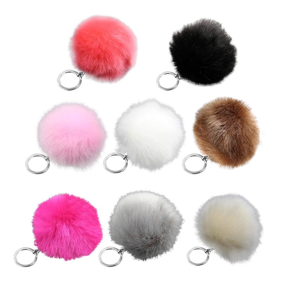 Phone Accessories Design - 16Pcs Stylish Ball Keychain Soft Touch