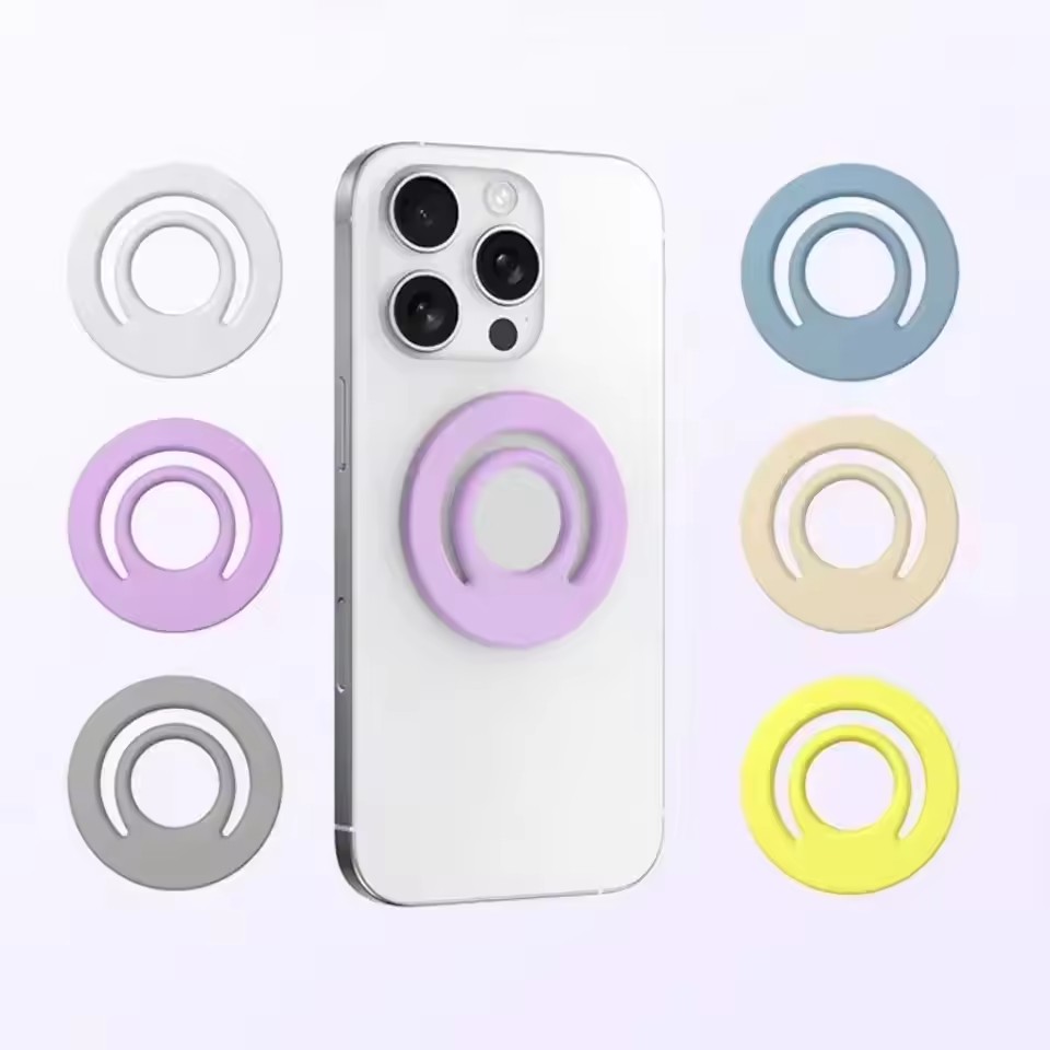 Phone Accessories And Gadgets - Magnetic Silicone Stand Finger Ring Car