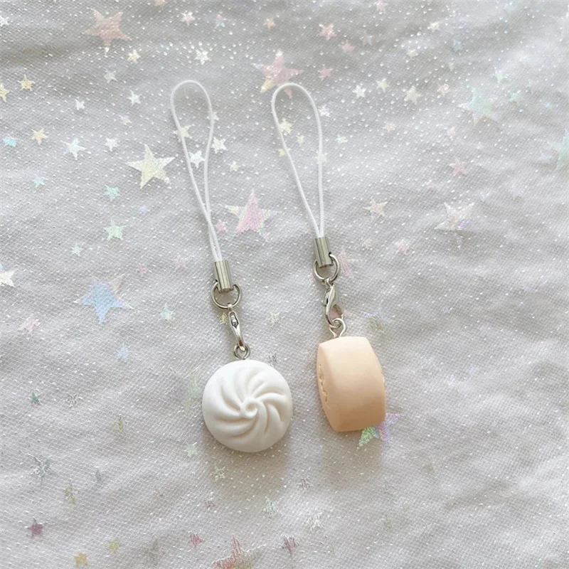 Phone Accessories Ideas - Cute Dim Sum Bun Charm -