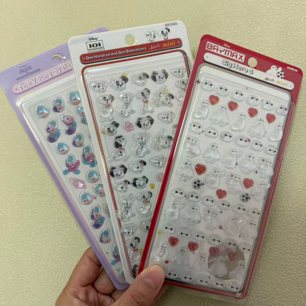Phone Accessories For Girls - Baymax Alien 3D Jelly Relief Sticker