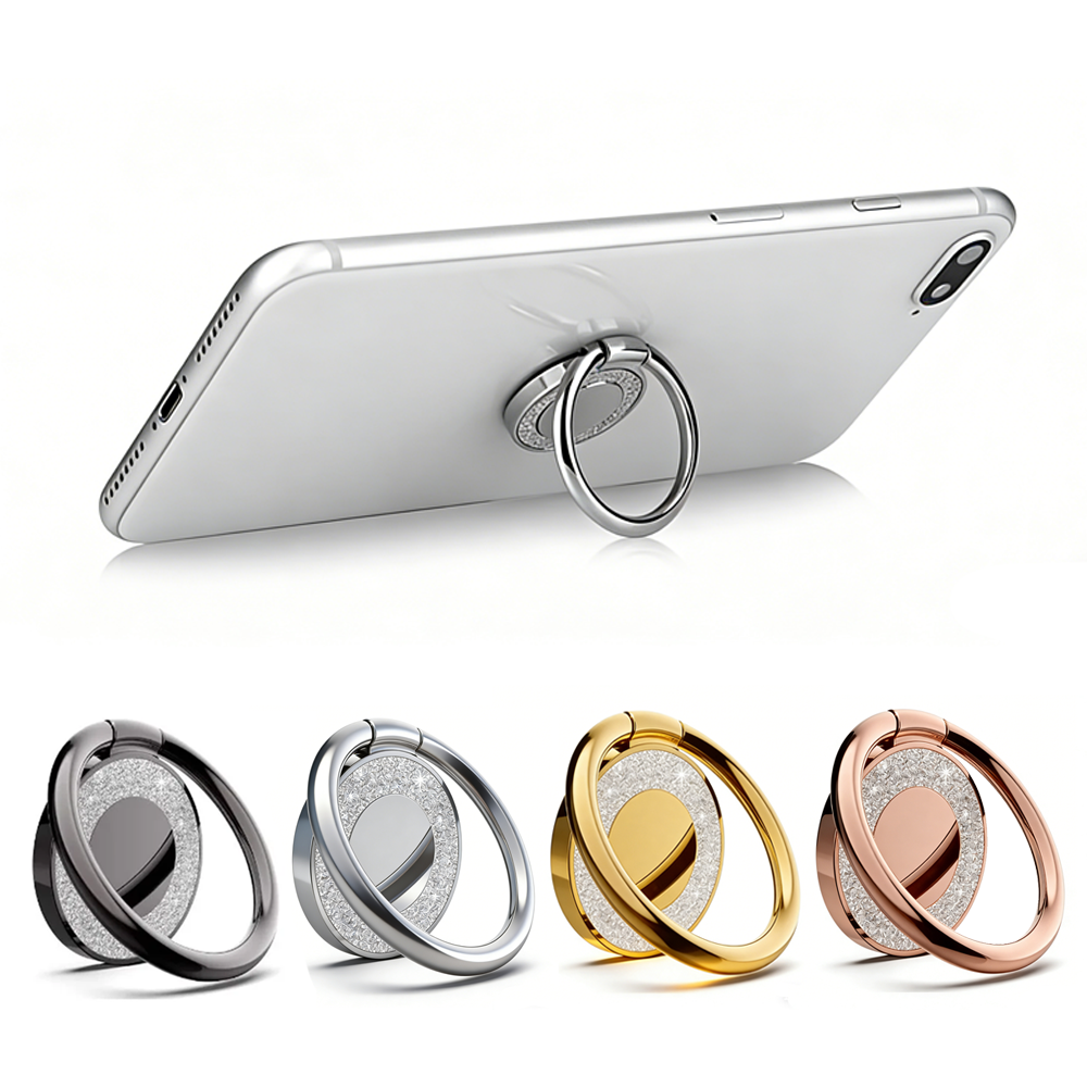 Phone Accessories And Gadgets - 360° Rotatable Metal Ring Phone Holder