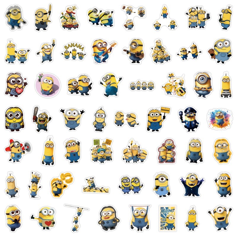 55pcs Minions Cartoon Graffiti – Phone Accessories Ideas Bewertung und Preis