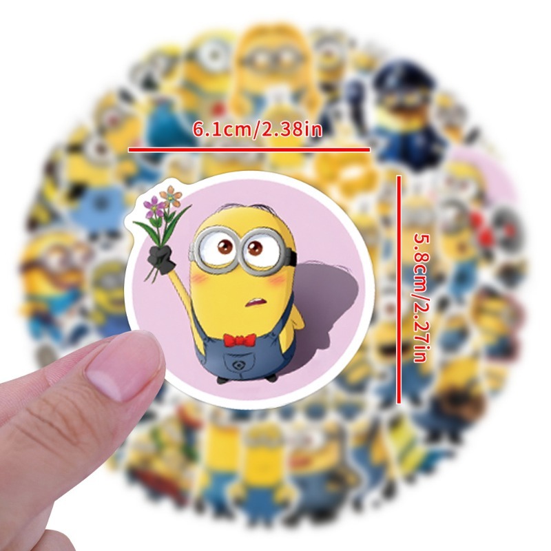 55pcs Minions Cartoon Graffiti – Phone Accessories Ideas Bewertung und Preis