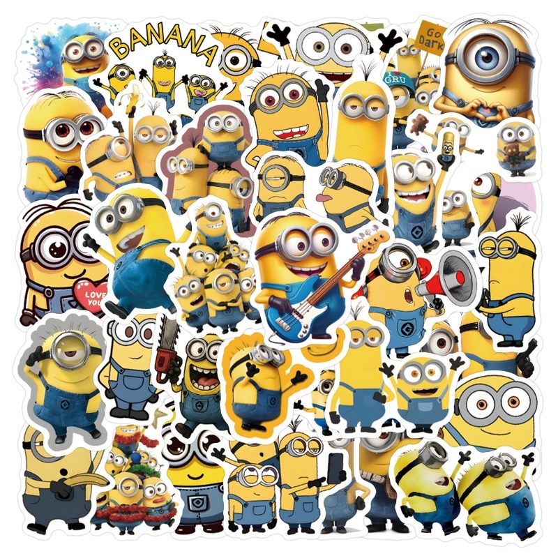 55pcs Minions Cartoon Graffiti – Phone Accessories Ideas Bewertung und Preis