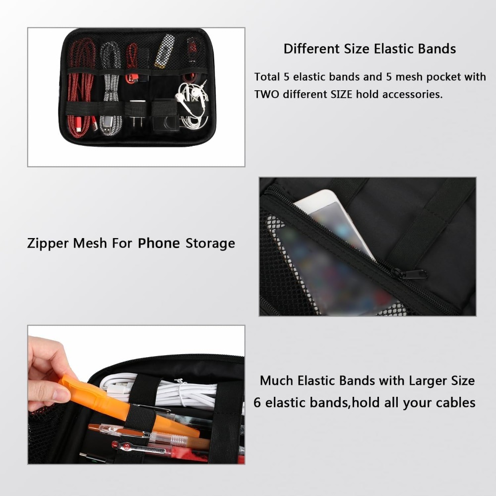 Electronics Organizer Travel C – Phone Accessories For Travel Bewertung und Preis