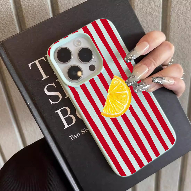 Fashion Lemon Pattern TPU Sili – Phone Accessories Iphone Bewertung und Preis