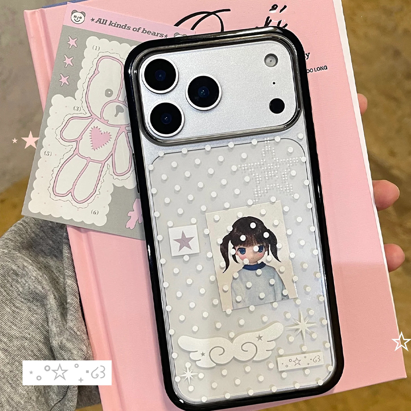 Ins Korean Girl Polka Dots Win – Phone Accessories For Girls Bewertung und Preis