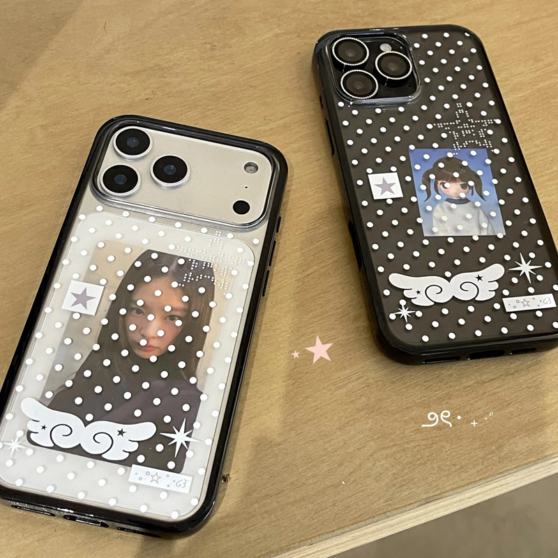 Ins Korean Girl Polka Dots Win – Phone Accessories For Girls Bewertung und Preis