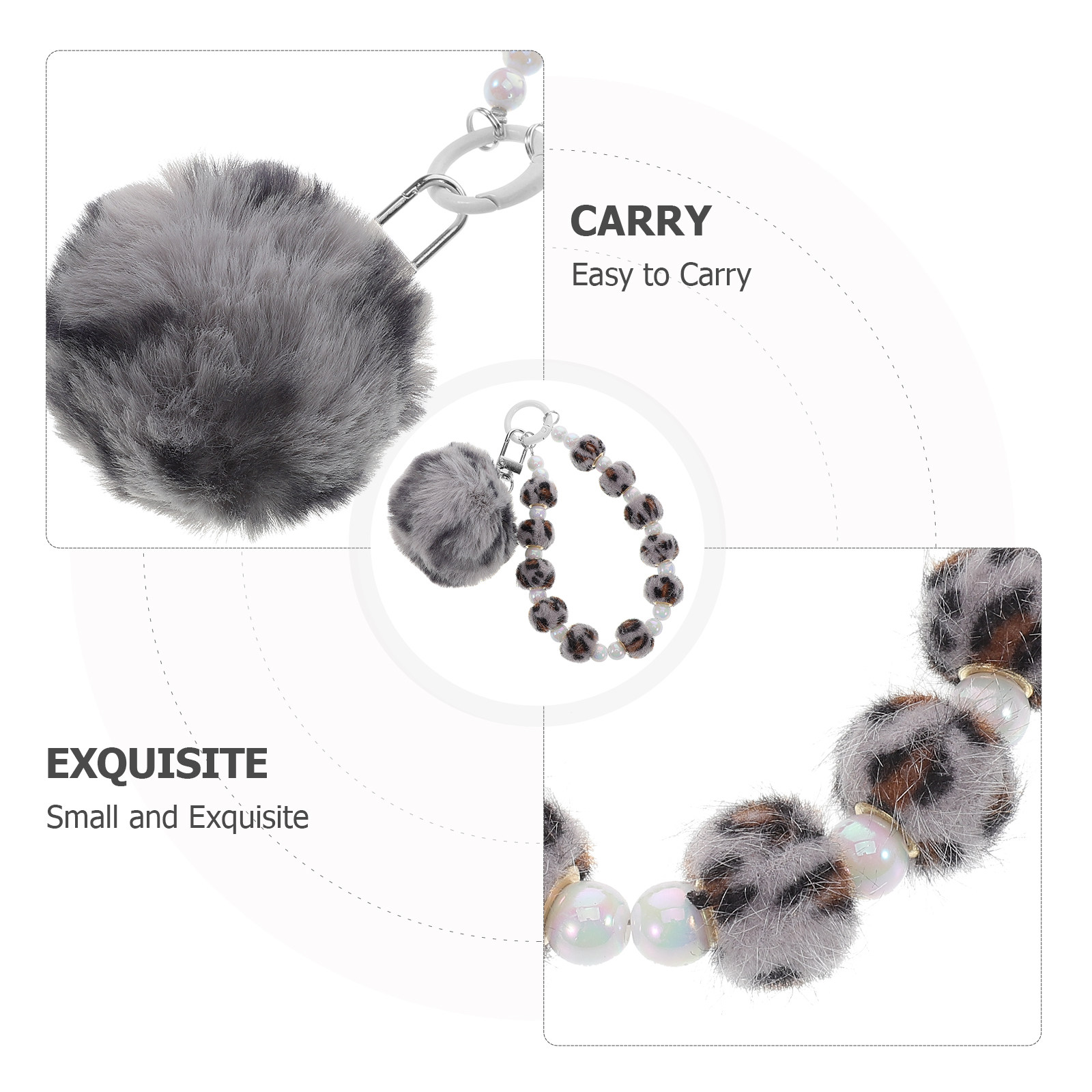 Leopard Print Pom Pom Beaded K – Phone Accessories Ideas Bewertung und Preis