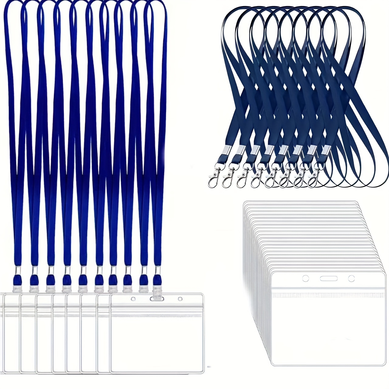 10 sets Transparent PVC ID Car – Phone Accessories For Travel Bewertung und Preis