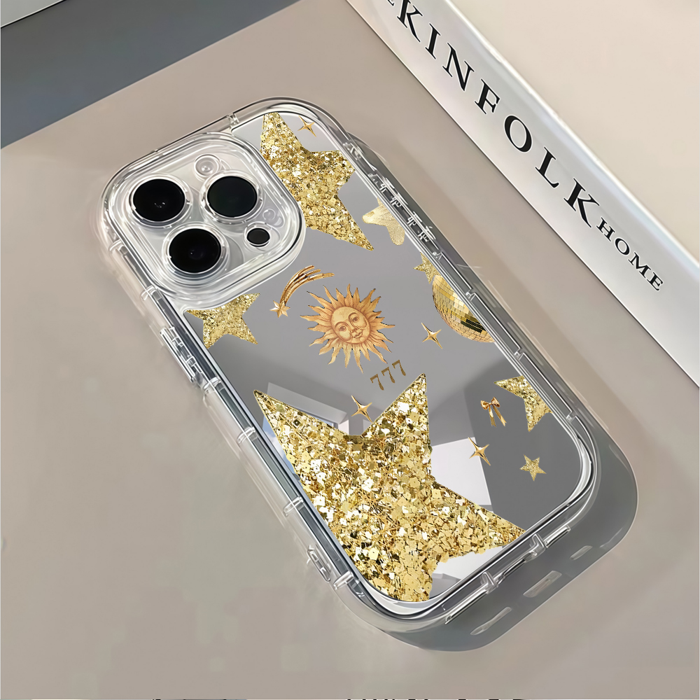 Celestial Gold Glitter Mirror  – Phone Accessories Iphone Bewertung und Preis