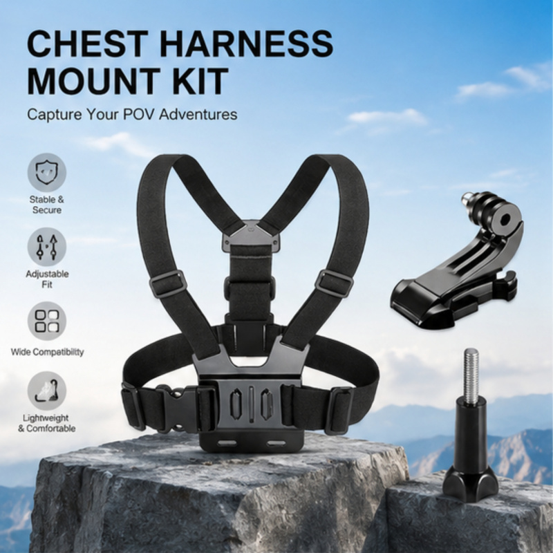 3-in-1 Chest Mount Set, Chest  – Phone Accessories Brands Bewertung und Preis