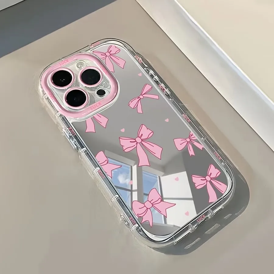 Simple Blue Pink Bow Girl Cute – Phone Accessories For Girls Bewertung und Preis