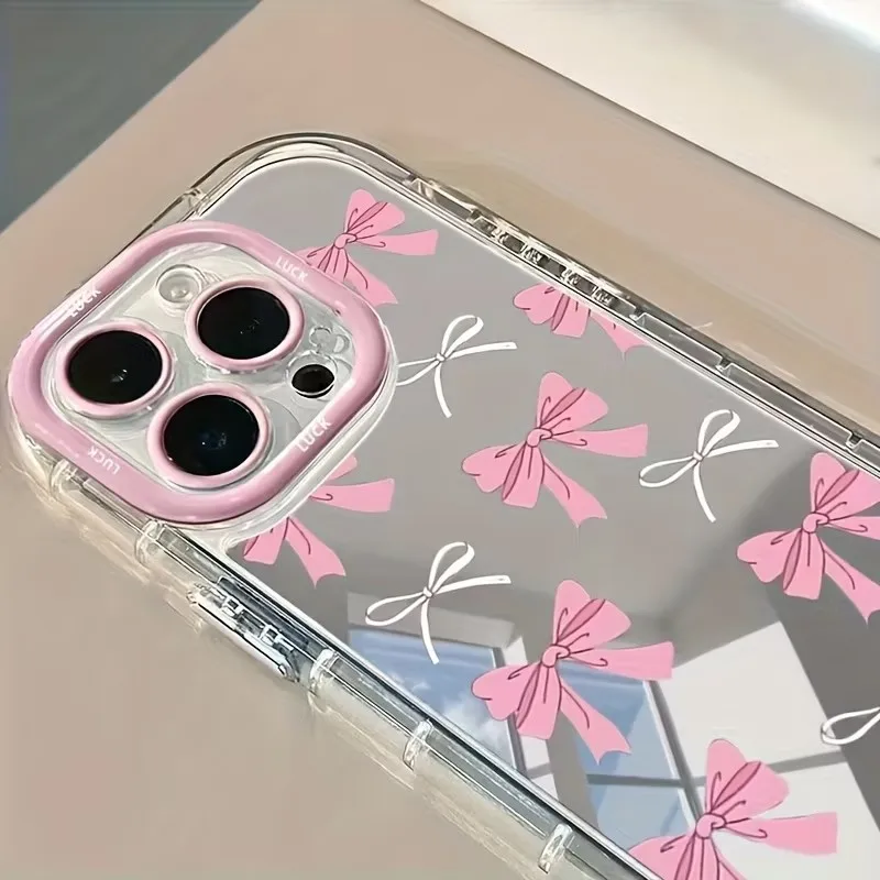 Simple Blue Pink Bow Girl Cute – Phone Accessories For Girls Bewertung und Preis