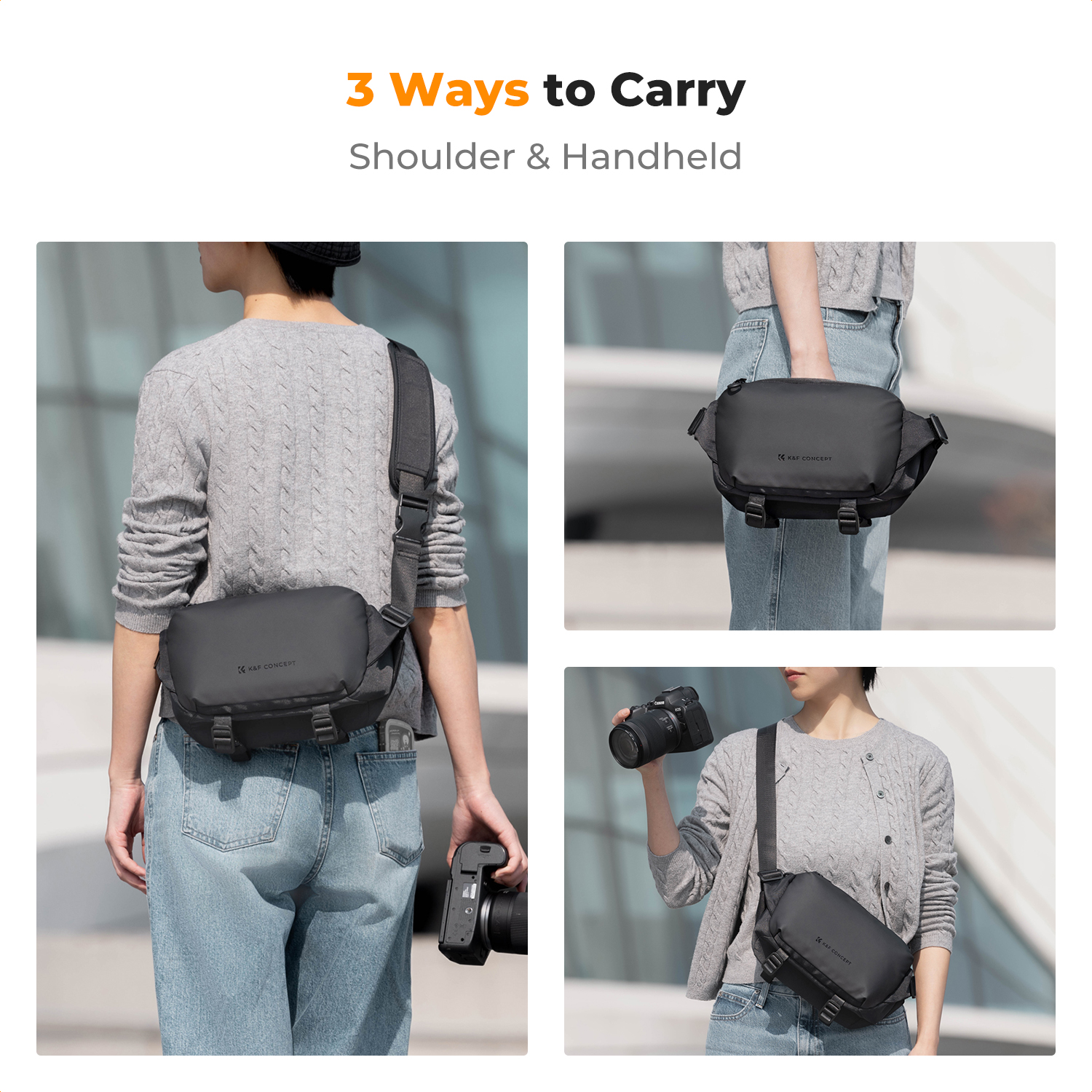 K&F CONCEPT 4L Camera Sling Ba – Phone Accessories For Travel Bewertung und Preis