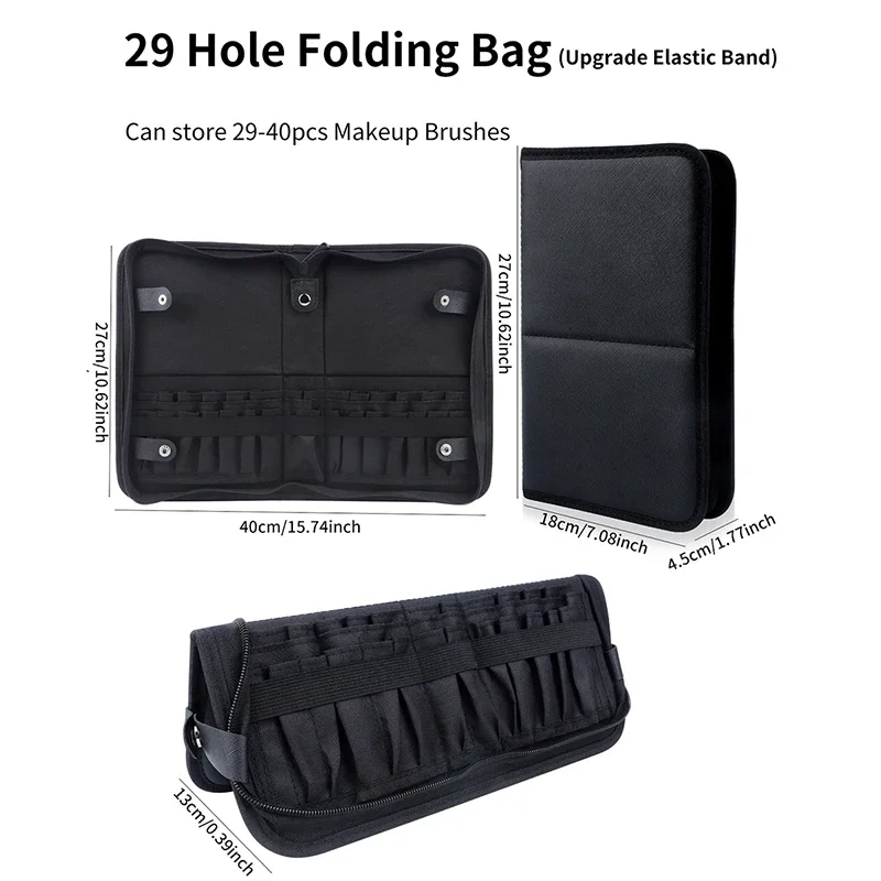 29/23 Holes Foldable Makeup Br – Phone Accessories For Travel Bewertung und Preis