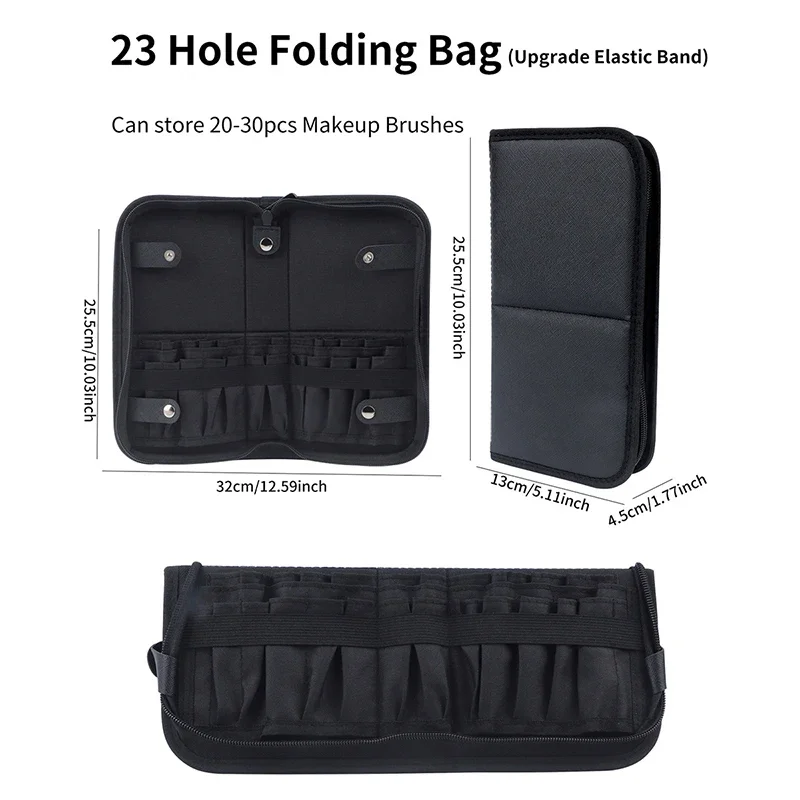 29/23 Holes Foldable Makeup Br – Phone Accessories For Travel Bewertung und Preis