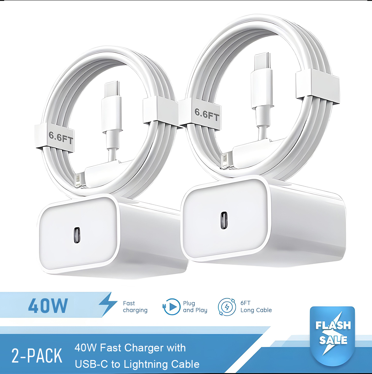 2-4 Set 40W Fast Charger for i – Phone Accessories Nothing Bewertung und Preis